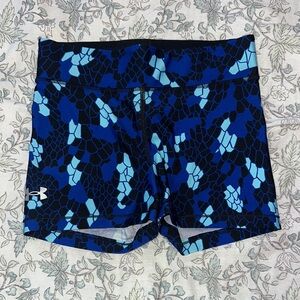 Under Armour Blue and Black Athletic Shorts